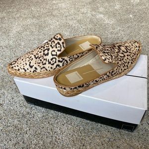 Dolce Vita Beige Leopard Canvas Flats, NEVER WORN!